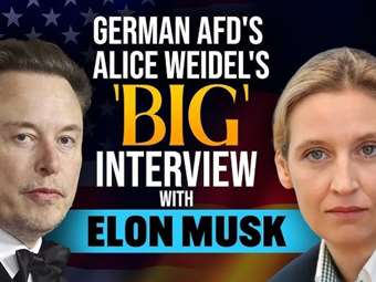 "Ύμνοι" για την ακροδεξιά Afd από τον Μασκ στη συζήτηση με τη Βάιντελ - "Ο Χίτλερ ήταν αντισημίτης κομμουνιστής, εμείς είμαστε ελευθεριακοί συντηρητικοί"