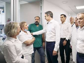 Επίσκεψη του Κ. Μητσοτάκη στο ΚΑΤ