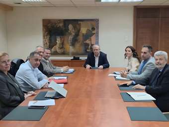 Συνάντηση εργασίας Τ. Θεοδωρικάκου με εκπροσώπους των φορέων οδικών μεταφορών
