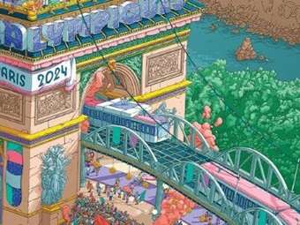 Αφίσες για τους Ολυμπιακούς και Παραολυμπιακούς Αγώνες 2024 στο Παρίσι