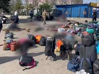 Ουκρανία: Ενας χρόνος από την ρωσική επίθεση στον σιδηροδρομικό σταθμό του Κραματόρσκ