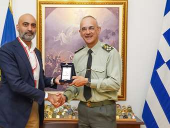 Συνάντηση Αρχηγού ΓΕΕΘΑ με τον Managing Director του Defence Innovation Accelerator for the North Atlantic του ΝΑΤΟ