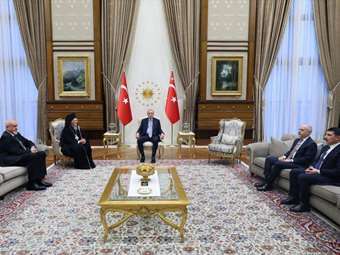 Συνάντηση Βαρθολομαίου - Ερντογάν για τους χριστιανούς της Συρίας