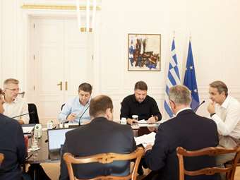 Σε σύσκεψη για την αντιπλημμυρική προστασία προήδρευσε ο πρωθυπουργός Κυρ. Μητσοτάκης