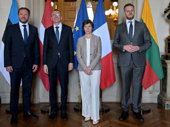 Η Γαλλία και οι χώρες της Βαλτικής επαναλαμβάνουν την ακλόνητη στήριξή τους στην Ουκρανία