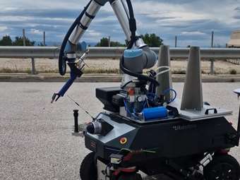 Ένα αυτόνομο ρομπότ δοκιμάστηκε στην Ολυμπία Οδό