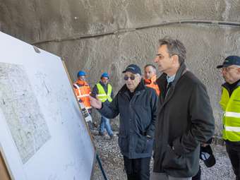 ΤΕΡΝΑ Ενεργειακή: Το "Σύστημα Αντλησιοταμίευσης στην Αμφιλοχία" επισκέφθηκε ο Πρωθυπουργός