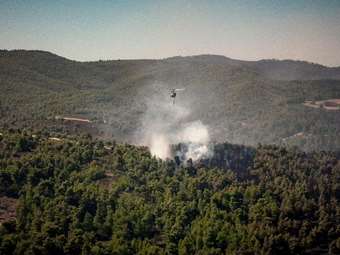 Φωτιά σε αγροτοδασική έκταση στη Μεσσηνία