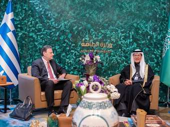 Επίσκεψη Θ. Σκυλακάκη στο Ριάντ για τον διάδρομο "πράσινης" ενέργειας Σαουδικής Αραβίας - Ευρώπης