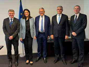 Ν. Κεραμέως και Π. Τσακλόγλου στο Συμβούλιο Απασχόλησης, Κοινωνικής Πολιτικής, Υγείας και Καταναλωτών στο Λουξεμβούργο