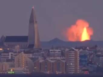 Ισλανδία: Έκρηξη ηφαιστείου κοντά στο Ρέικιαβικ