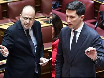 Ένταση Χριστίδη-Λαζαρίδη στη Βουλή: "Η πολιτική θέλει θάρρος" - "Ντροπή σας η αναπαραγωγή της τουρκικής προπαγάνδας"