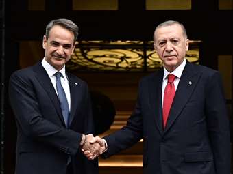 Συνάντηση Μητσοτάκη - Ερντογάν στην Άγκυρα