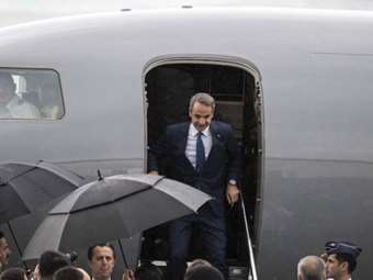 Έφτασε στην Άγκυρα ο Κ. Μητσοτάκης για τη συνάντηση με τον Τ. Ερντογάν