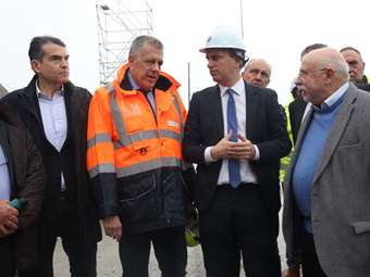 Χρ. Δήμας: Πρωτοποριακό και καινοτόμο το Flyover - Εντός χρονοδιαγραμμάτων οι εργασίες