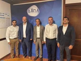 Συνάντηση εργασίας της ΔΥΠΑ με εκπροσώπους της Ελληνικής Ένωσης Επιχειρηματιών