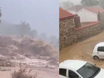 Σοβαρά προβλήματα από την καταρρακτώδη βροχή στον δήμο Ιάσμου Ροδόπης