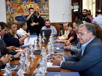 Συνάντηση ΣΕΒΕ με τον υπουργό Εξωτερικών Γιώργο Γεραπετρίτη