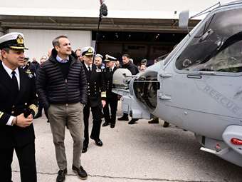 Παραδόθηκαν στο Πολεμικό Ναυτικό τα νέα ελικόπτερα Romeo παρουσία του Κ. Μητσοτάκη