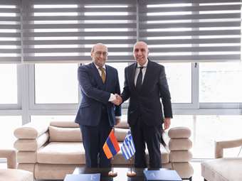 Γ. Μπρατάκος: Στόχος μας η ενεργή διασύνδεση των επιχειρηματικών κοινοτήτων Ελλάδας–Αρμενίας