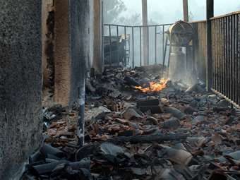 Αυτοψία σε πυρόπληκτες περιοχές