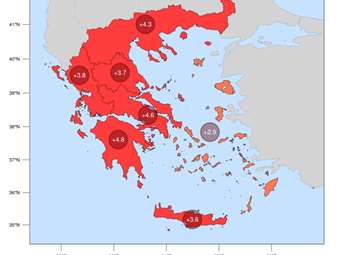 Ακραία υψηλές τιμές θερμοκρασίας καταγράφηκαν τον Ιούνιο σε όλη την χώρα