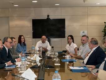 Συνάντηση του προέδρου της ΓΣΕΒΕΕ με τον υποψήφιο πρόεδρο του ΣΥΡΙΖΑ Σ. Φάμμελο