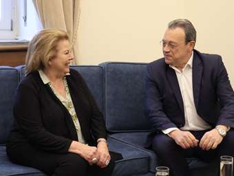 Συνάντηση Σ. Φάμελλου με τη Λούκα Κατσέλη: "Αυτή η υποψηφιότητα μπορεί να συσπειρώσει ευρύτερες δυνάμεις"