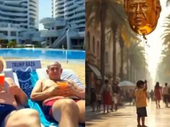 Βίντεο τεχνητής νοημοσύνης από τον Τραμπ με τη "φαντασίωσή" του για τη Γάζα