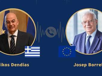 Τηλεφωνική επικοινωνία ΥΕΘΑ Ν. Δένδια με τον Ζοζέπ Μπορέλ