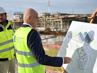 Επίσκεψη Ν. Δένδια στο υπό ανέγερση πανεπιστημιακό παιδιατρικό νοσοκομείο στη Θεσσαλονίκη