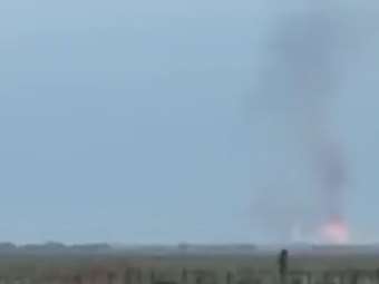 Πυρκαγιά σε πετρελαϊκές εγκαταστάσεις στη κατεχόμενη Κριμαία, μετά από πλήγμα της Ουκρανίας