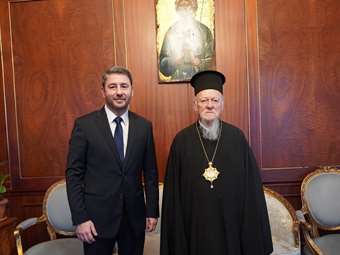 Δεκτός από τον Οικουμενικό Πατριάρχη έγινε ο Ν. Ανδρουλάκης