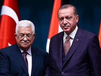 Συνάντηση Αμπάς - Ερντογάν στην Άγκυρα