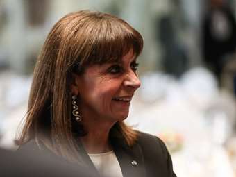 Μυτιλήνη: Στην Παναγία Γλυκοφιλούσα της Πέτρας η ΠτΔ Κατερίνα Σακελλαροπούλου