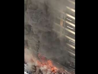 Φωτιά σε ξενοδοχείο στην Τουρκία - Διασώθηκαν και οι τέσσερις εγκλωβισμένοι εργάτες