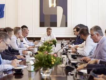 Σύσκεψη για την ασφάλεια στα Πανεπιστήμια υπό τον Πρωθυπουργό Κυριάκο Μητσοτάκη