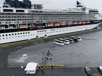 Θεσσαλονίκη: Αφίχθη το πρώτο κρουαζιερόπλοιο του 2025