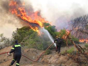 No active fronts in Rethymno wildfire