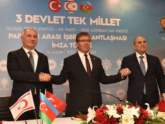 "Τρία κράτη ένα έθνος": Τουρκία, Αζερμπαϊτζάν και Κατεχόμενα υπέγραψαν επίσημη συμφωνία στη Λευκωσία