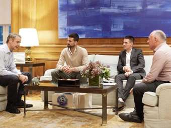 Κ. Μητσοτάκης: Συνάντηση με τον Νόβακ Τζόκοβιτς