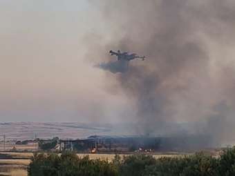 Φωτιά σε κτηνοτροφική μονάδα στους Κάτω Αποστόλους Κιλκίς – Ήχησε το 112