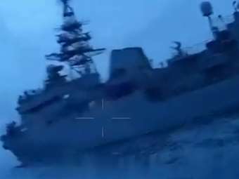 Η Ουκρανία χτύπησε με πύραυλο πολεμικό πλοίο που της απέσπασε η Ρωσία το 2014