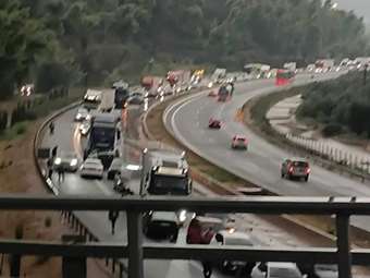 Άρθηκε η απαγόρευση κυκλοφορίας βαρέων οχημάτων στην Εθνική Οδό