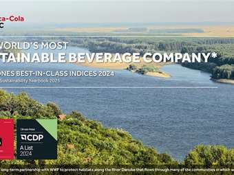 Coca-Cola HBC: Η πιο βιώσιμη εταιρεία ποτών στον κόσμο, σύμφωνα με τους δείκτες Dow Jones Best-in-Class 2024