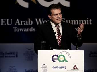 Σέφτσοβιτς: Θα υπάρξουν αντίμετρα αν αποτύχουν οι συνομιλίες με τις ΗΠΑ