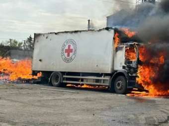 Ουκρανία: Τρεις εργαζόμενοι του Ερυθρού Σταυρού νεκροί από πλήγμα στο Ντονέτσκ - "Άλλο ένα ρωσικό έγκλημα", λέει ο Ζελένσκι