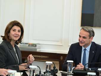 Συνάντηση Κ. Μητσοτάκη με την Προσωπική Απεσταλμένη του Γενικού Γραμματέα των Ηνωμένων Εθνών για την Κύπρο, María Angela Holguín Cuéllar