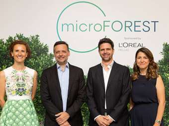 Ένα micro Forest φυτεύεται στην καρδιά της Αθήνας από τη L'Oréal Hellas