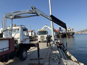 ΟΛΕ: Εργασίες αποκατάστασης στην προβλήτα της πρώην Αμερικανικής Βάσης Ελευσίνας